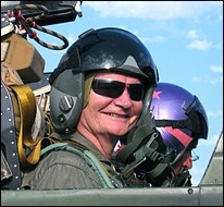 Vol Hunter Trainer avec Pierre-Alain Leuba au Musée Clin d'Ailes 5 octobre 2004